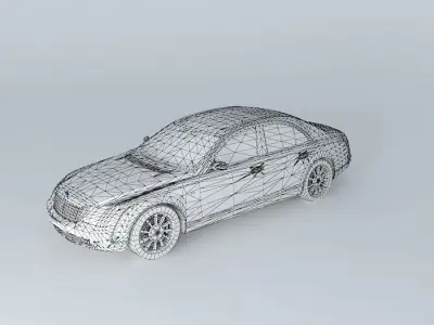 Maybach 57 S W240 2005 Free 3D model