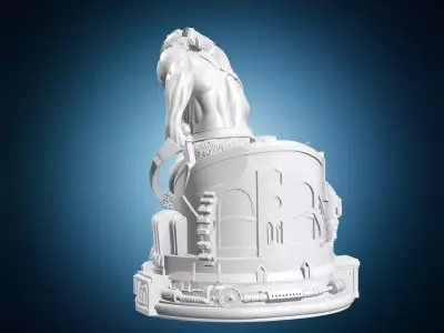 Lion O Thundercats Warrior Miniature 3D print model