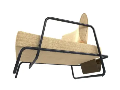 Bauhaus Chair with steel elements Free 3D model