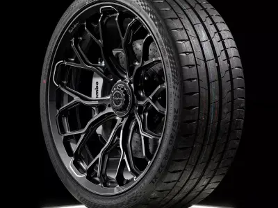 Continental Sport Contact 7 265 30 ZR22 97Y 3D model