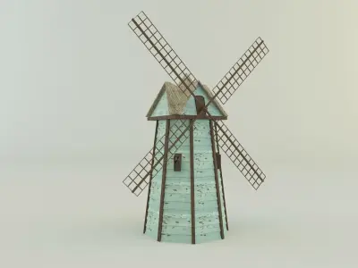 model house 1 medieval castle 3D model