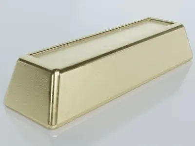 Resources Pack - Ingots Low-poly 3D model