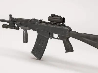 Sayga-12K rifle 3D model