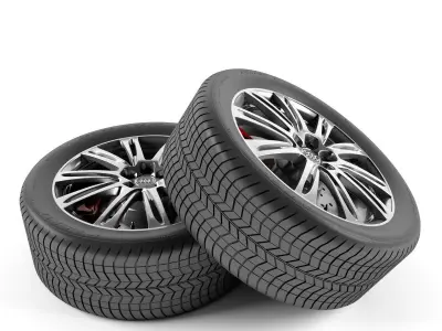 Audi A8 Wheel 3D model