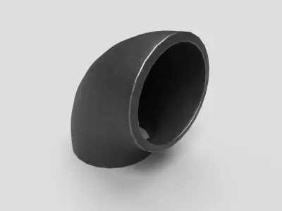 Elbow Pipe Short Radius 3 inches 3D model