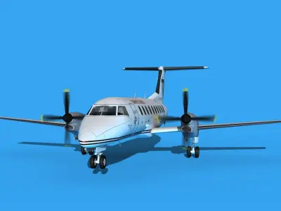Embraer EMB120 Shawnee Charter 3D model