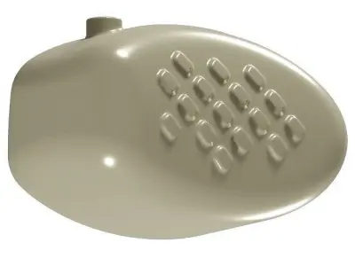 Brass Fuel Tank 3D model