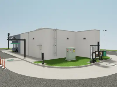 Starbucks Coffee Store 3D model