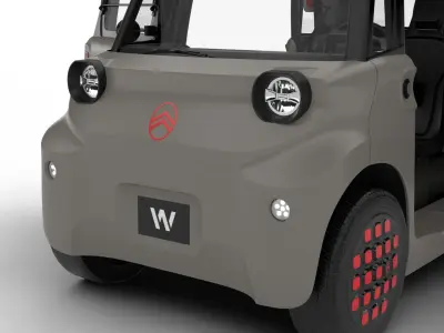 Citroen Ami 2025 HQ 3D model