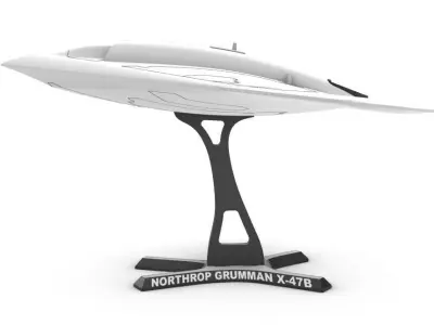 X-47B Northrop Grumman drone 3D print model