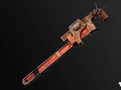 Post Apocalyptic Melee Weapons VOL 1 Low-poly 3D model