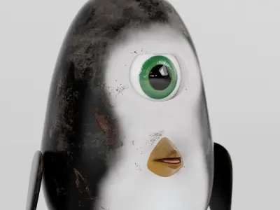 cyclops penguin 3D model