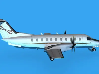 Embraer EMB120 Royal Air Charters 3D model