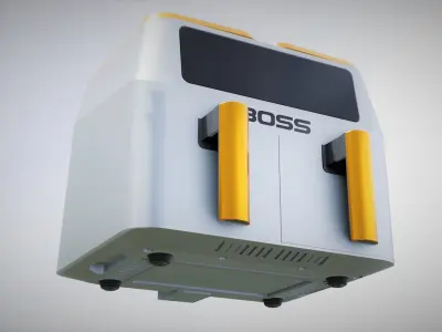 Deep Air Fryer Free 3D model