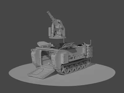 IDF Cardom Mortar 3D print model