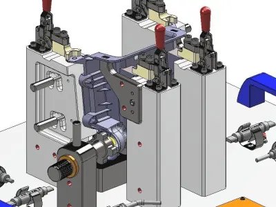 Checking Fixture-Interior Car Part 3D model