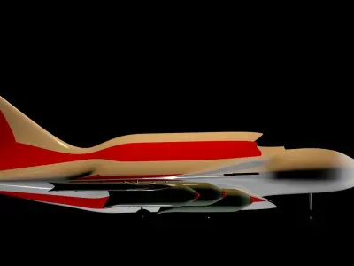 00001 nasa space shuttle - nasa space shuttle Low-poly 3D model