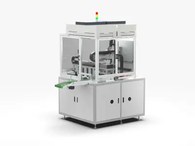 Automatic Mobile Phone LCD Screen Assembly Line 3D model