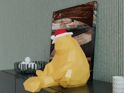  FAT SANTA CAT 3D model