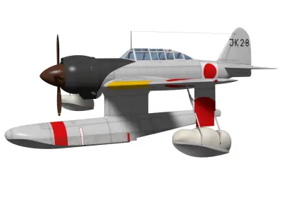 Kawanishi E15K Shiun Norm 3D model
