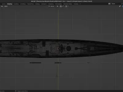 Frigate Project 1166-1 Export Gepard Batch I-III 3D model