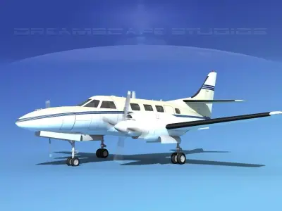 Swearingen SA226-T Merlin III V07 3D model