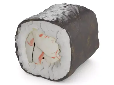 Sushi Crab sticks 3D model