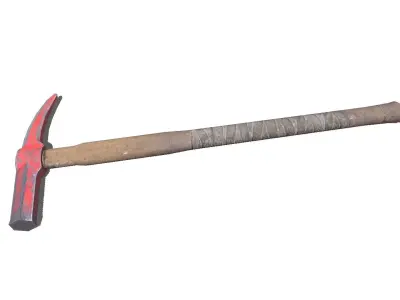 Sledgehammer Free low-poly 3D model