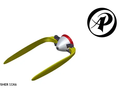 Folding Propeller AP-PR-009 11-6 3D print model