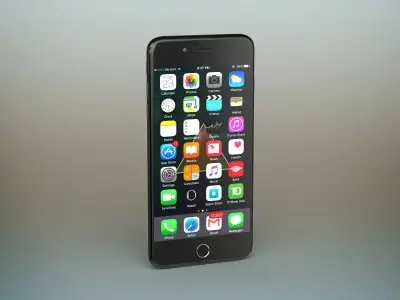 iphone 7 plus 3D model