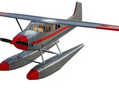 Floatplane plane 3D model