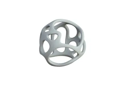 SciFi Cube Object No 33582 Low Poly Shape Texture
