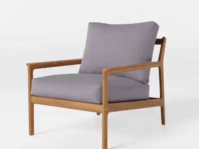 Outdoor Cuba lounge chair  Free 3D model