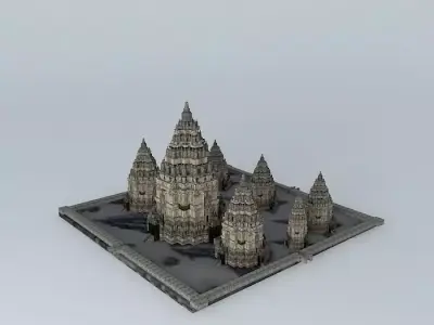 Prambanan Temple 3D model