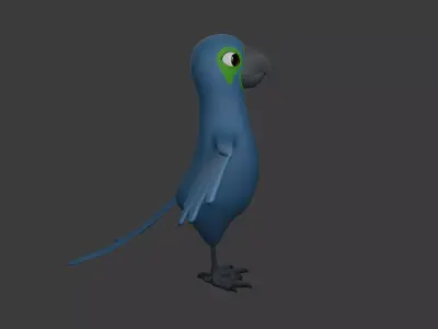Parrot Cartoon 3D model