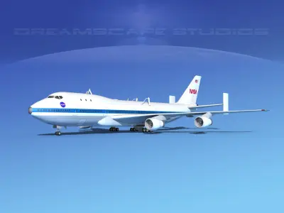 Boeing 747-100 NASA Shuttle Carrier 3D model