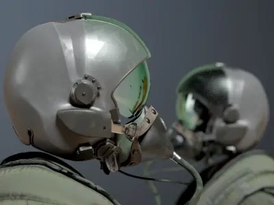 FLIGHT SUIT 90s Pilot 3D model