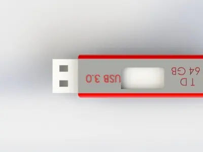 Pen Drive Free 3D model