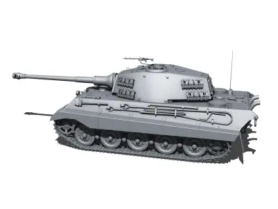 Panzerkampfwagen VI - Ausf B - King Tiger  3D model