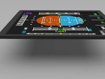 primary flight display 3D Model 3D model