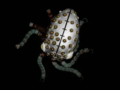 Sci-Fi Octopus 3D model