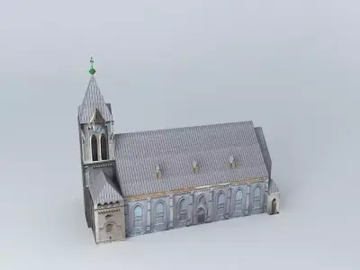 Evangelical church in Trinec Free 3D model