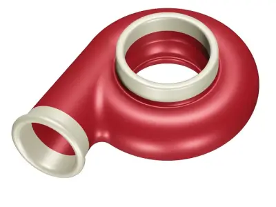 Kids Compressor Housing Toy 3D model