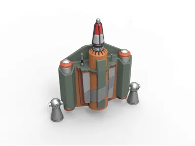 Boba Fett Jetpack from The Mandalorian TV series 3D print model