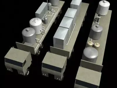 Mobile Chemical Lab Iraq 3D model