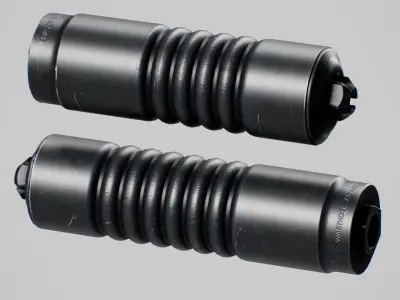 AB A-10 7 62mm 5 56mm Suppressor Low-poly 3D model