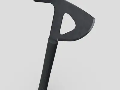 Aircraft Axe Low-poly 3D model