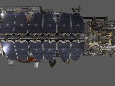 Civilian DROMEDARY Transport Bow Section 3D model