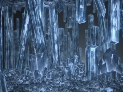 Crystal Props Collection 3D model