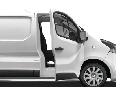 Vauxhall Vivaro Van L2H1 Tailgate HQInterior 2019 3D model